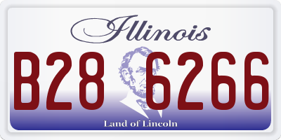 IL license plate B286266