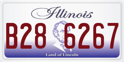 IL license plate B286267