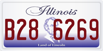 IL license plate B286269