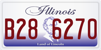 IL license plate B286270