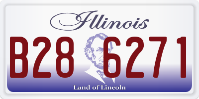IL license plate B286271