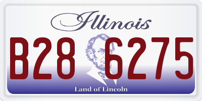IL license plate B286275