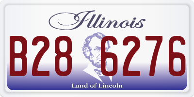 IL license plate B286276