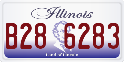 IL license plate B286283