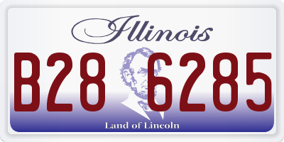IL license plate B286285