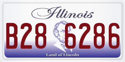 IL license plate B286286