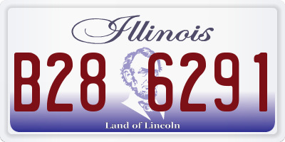 IL license plate B286291