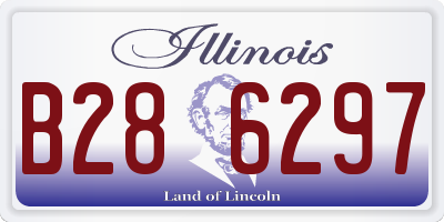 IL license plate B286297