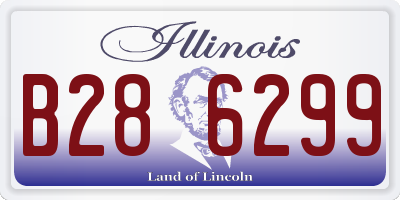 IL license plate B286299