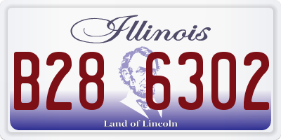 IL license plate B286302