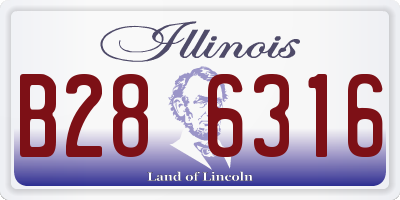 IL license plate B286316