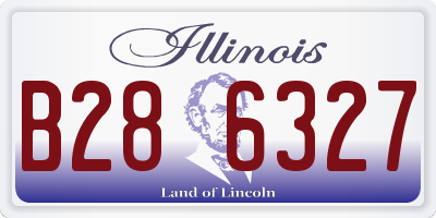 IL license plate B286327