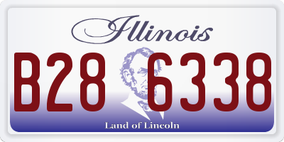 IL license plate B286338