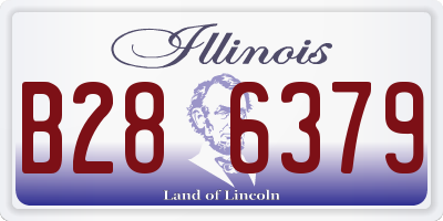 IL license plate B286379