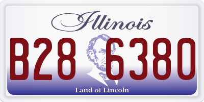 IL license plate B286380