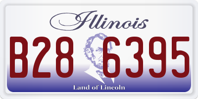 IL license plate B286395