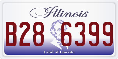 IL license plate B286399