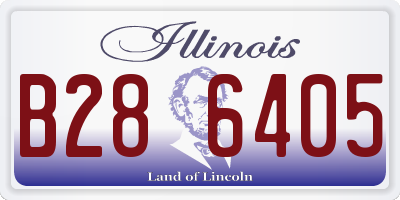 IL license plate B286405