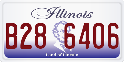IL license plate B286406