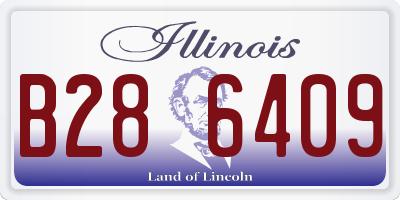 IL license plate B286409