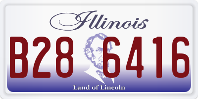 IL license plate B286416