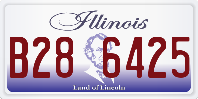 IL license plate B286425