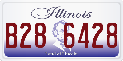 IL license plate B286428