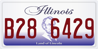 IL license plate B286429