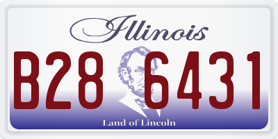 IL license plate B286431
