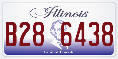 IL license plate B286438