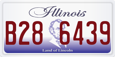 IL license plate B286439