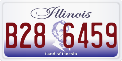 IL license plate B286459