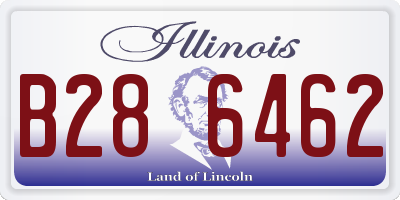 IL license plate B286462