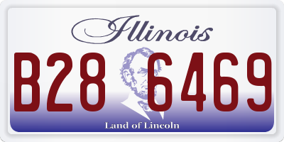 IL license plate B286469
