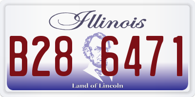 IL license plate B286471