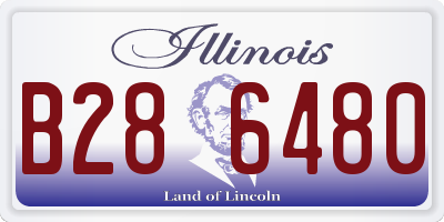 IL license plate B286480