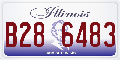 IL license plate B286483