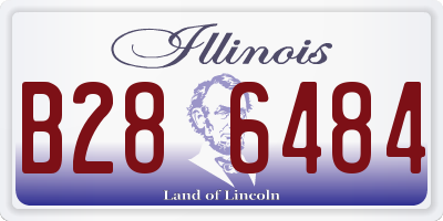 IL license plate B286484