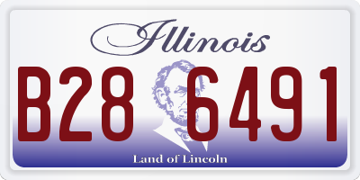 IL license plate B286491