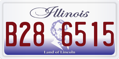IL license plate B286515