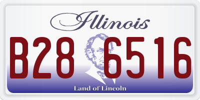 IL license plate B286516