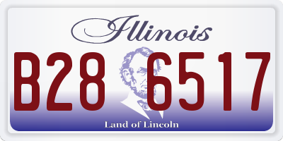 IL license plate B286517