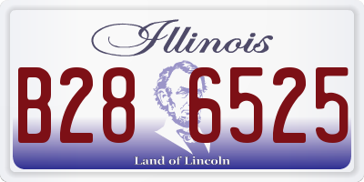 IL license plate B286525