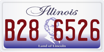 IL license plate B286526