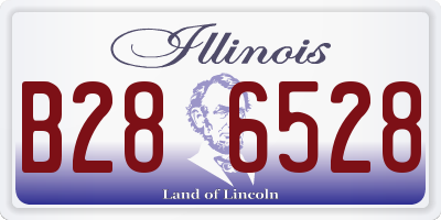 IL license plate B286528