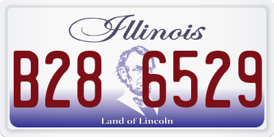 IL license plate B286529