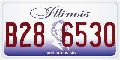 IL license plate B286530