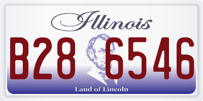 IL license plate B286546