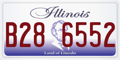 IL license plate B286552