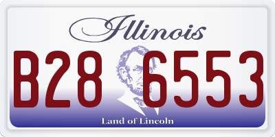 IL license plate B286553